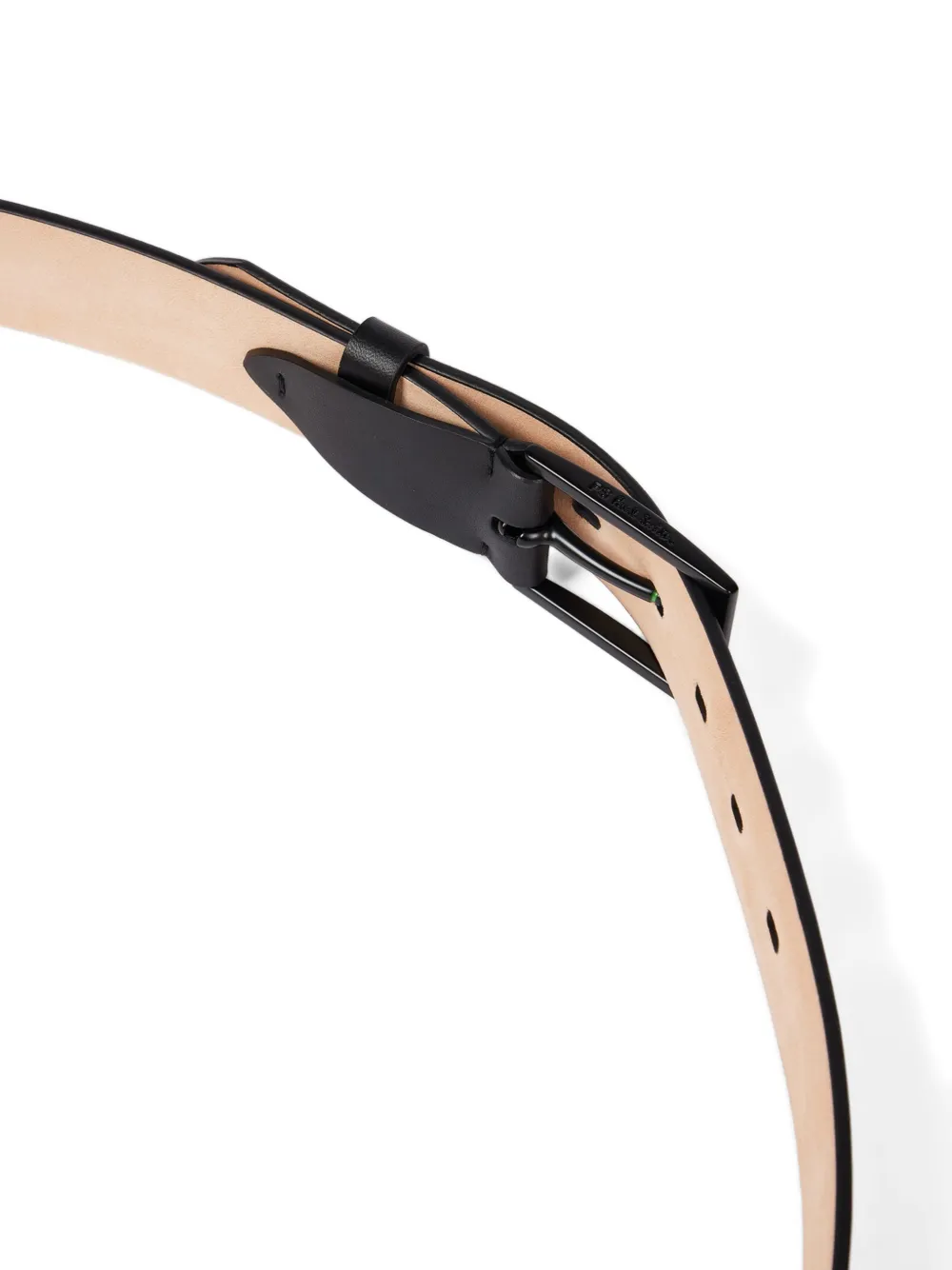 Paul Smith Riem met vierkante gesp en logodetail Zwart