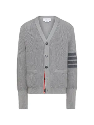 Thom Browne ストライプ カーディガン | グレー | FARFETCH JP