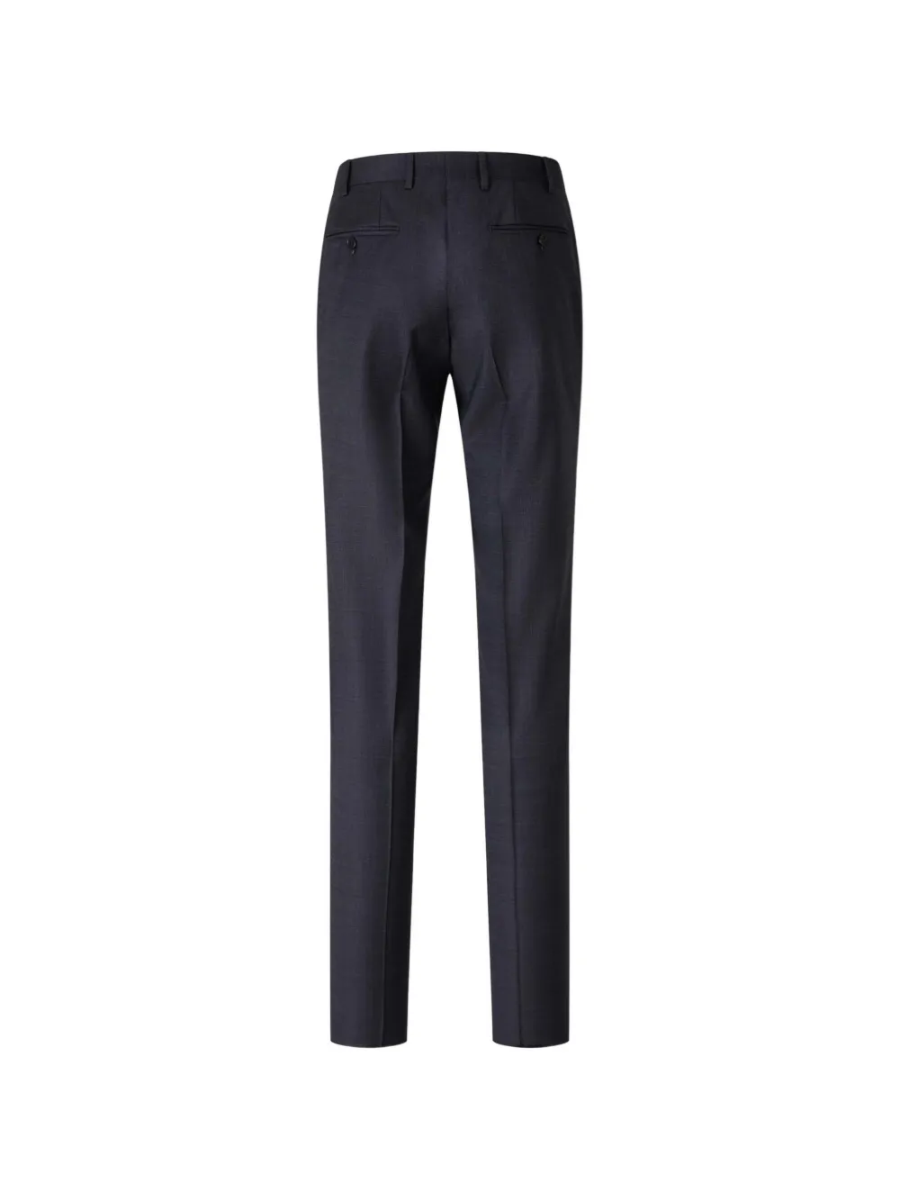 Button-Fastening Flap-Pocket Suit