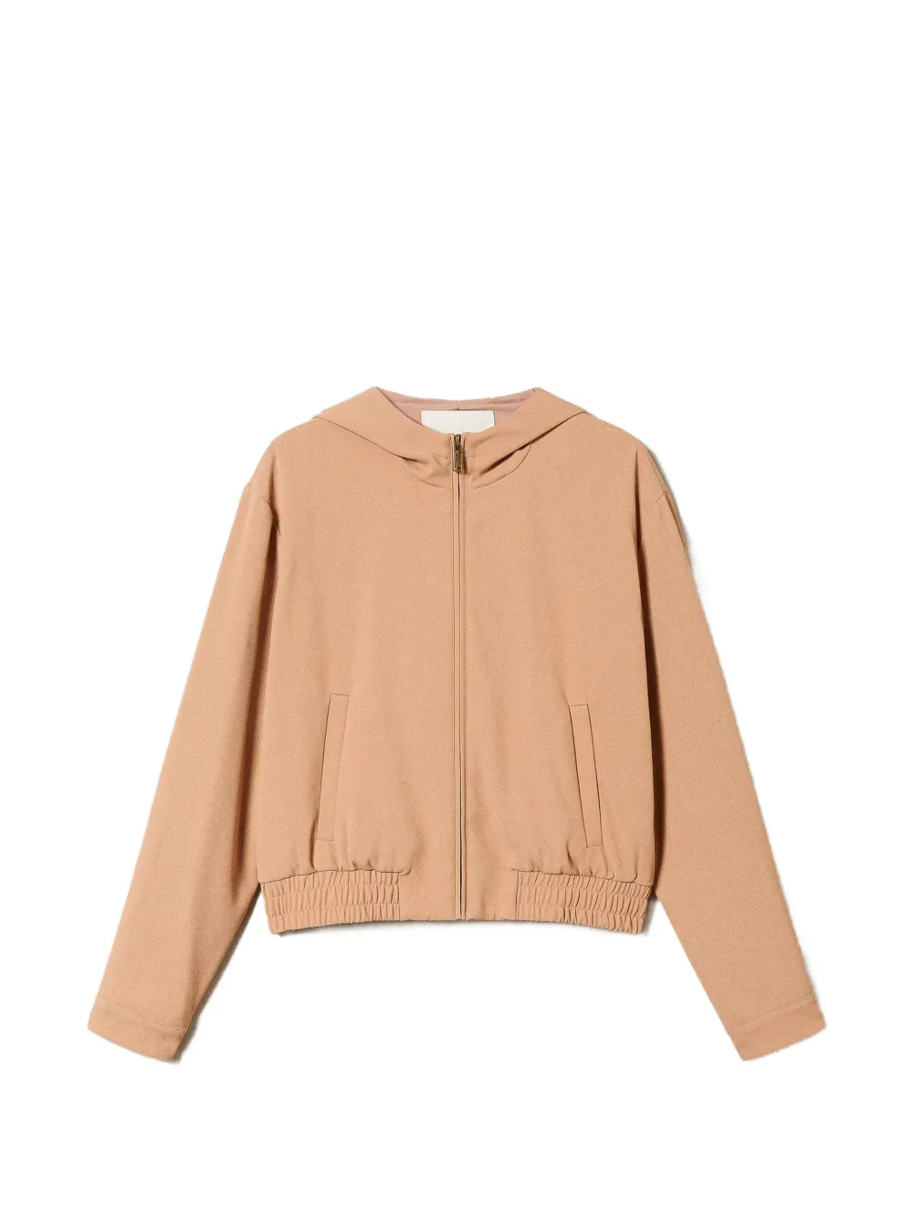 TWINSET Bomber con cappuccio - Toni neutri