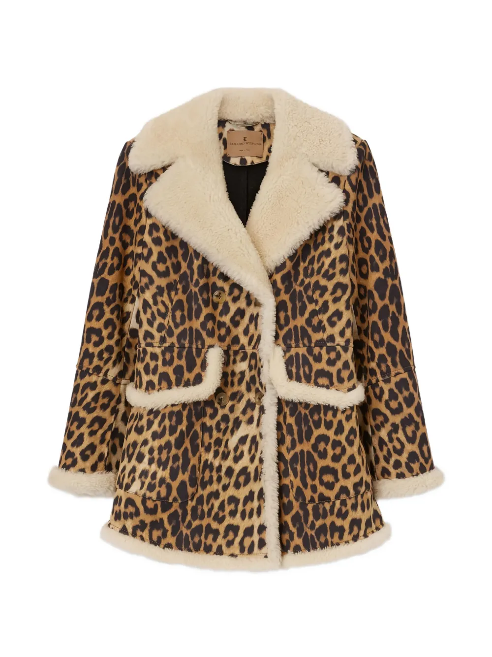 Ermanno Scervino double-breasted coat - Marrone