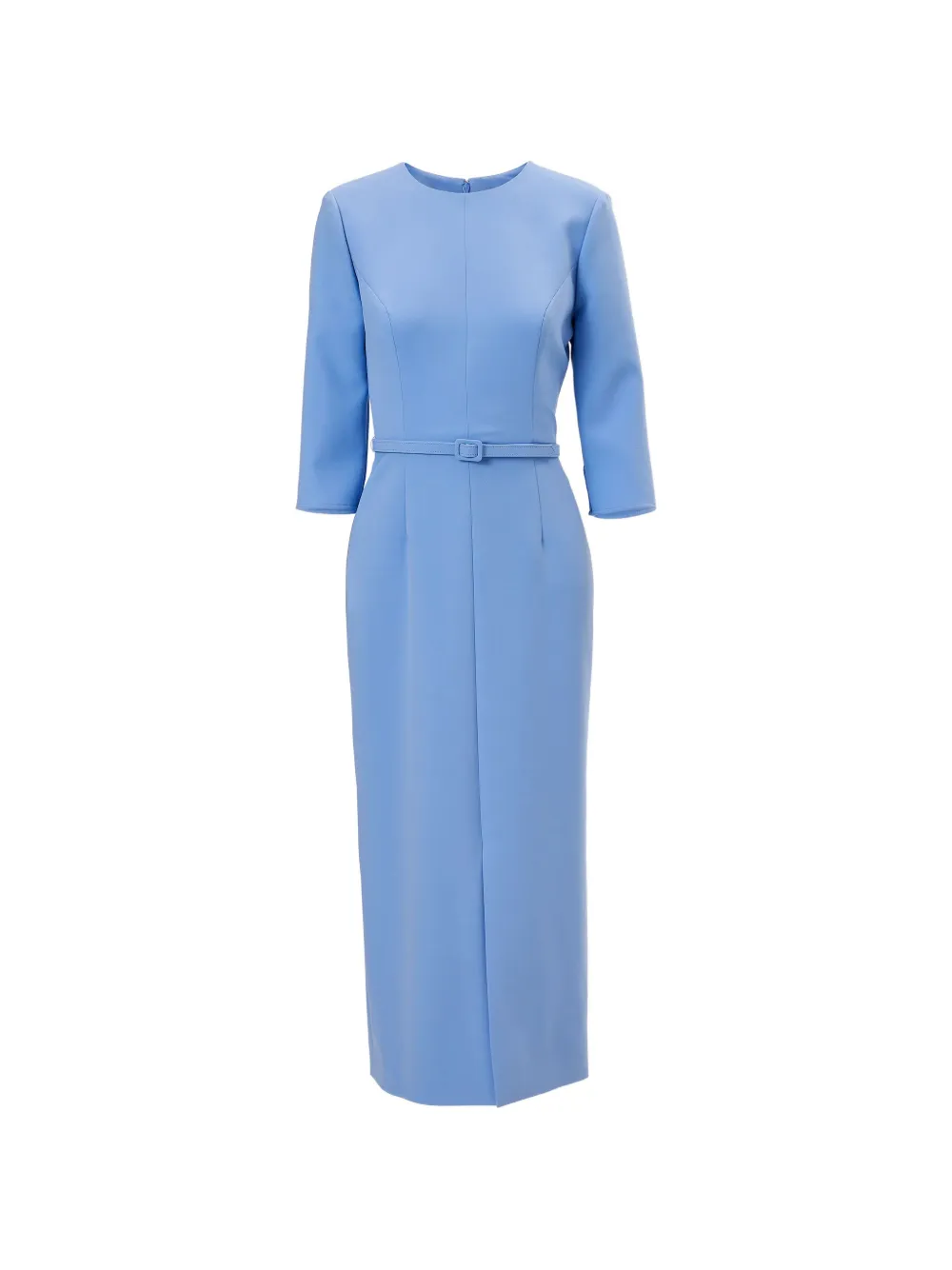Carolina Herrera belted midi dress - Blu