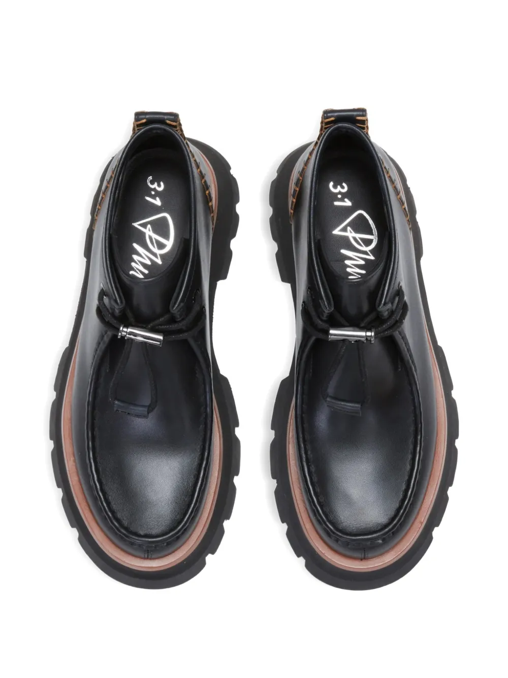 3.1 Phillip Lim Kate laarzen met chunky zool Zwart