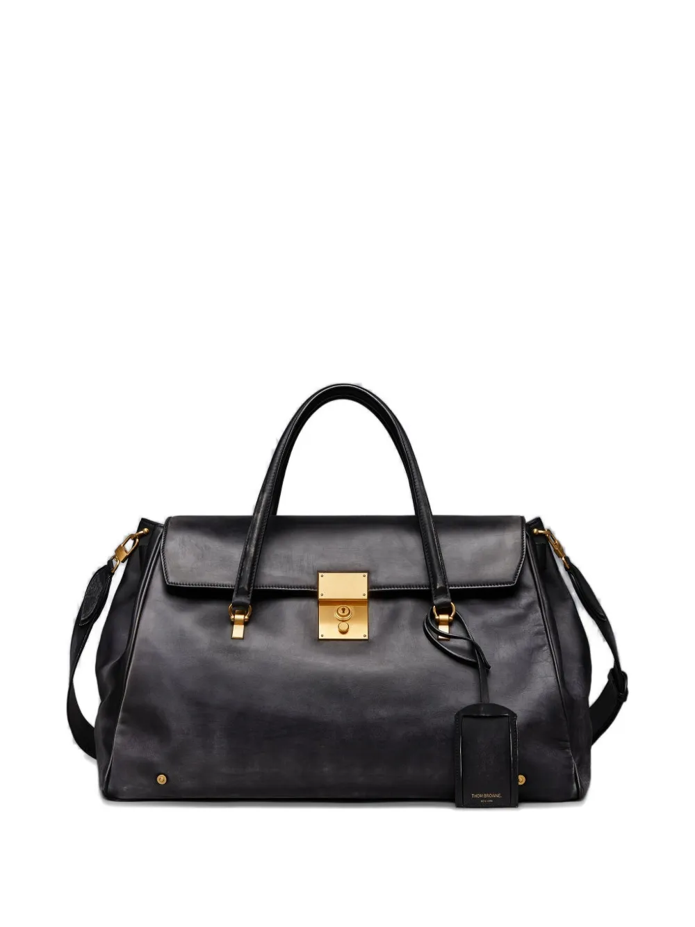 bolton weekender distressed leather duffle bag