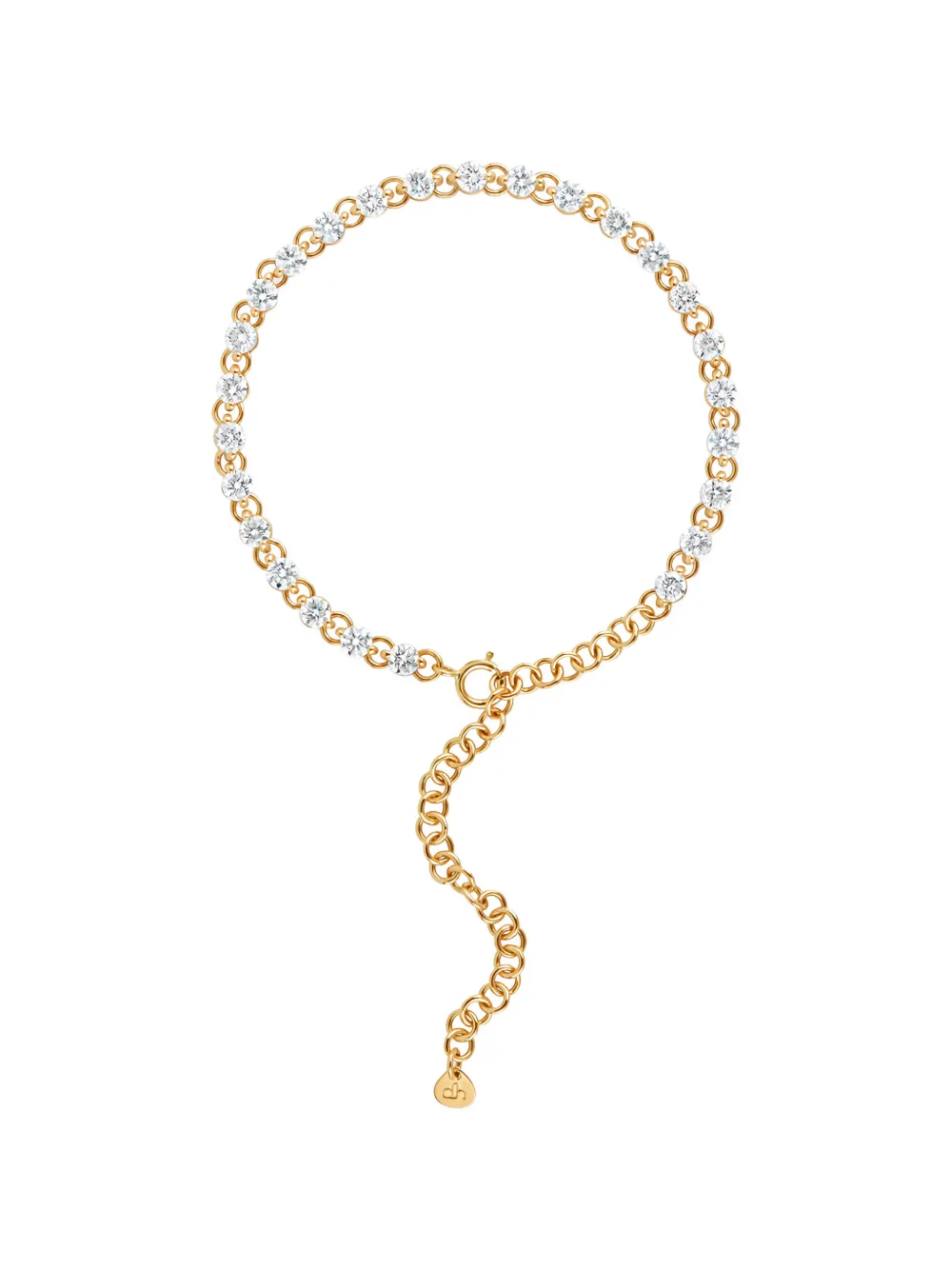 Dinny Hall Shuga Diamond Tennis Bracelet In Gold