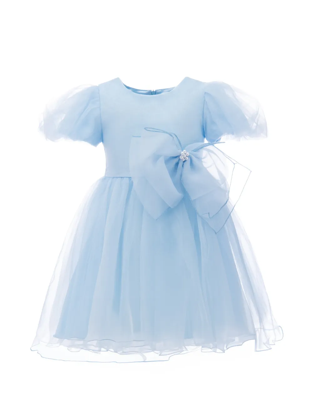 Tulleen Abito in tulle con fiocco - Blu