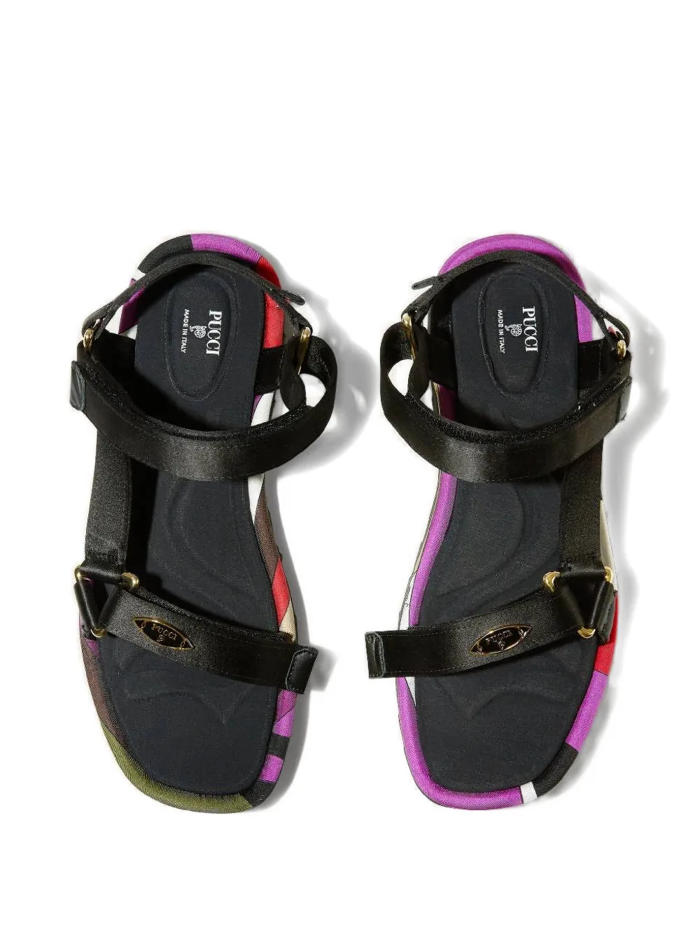 PUCCI Crush sandalen Zwart