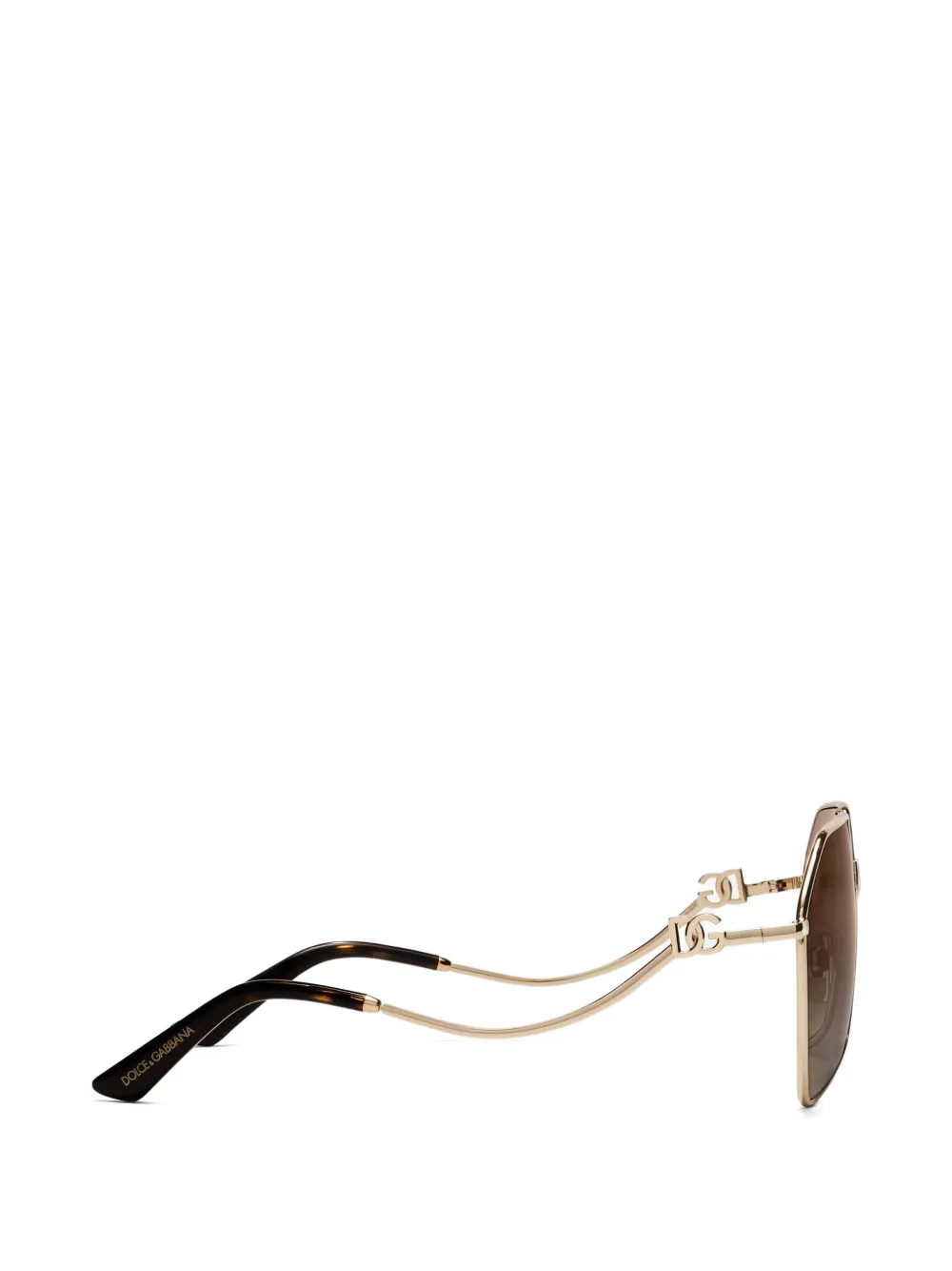  Dolce & Gabbana Eyewear Filo Sunglasses - Gold 