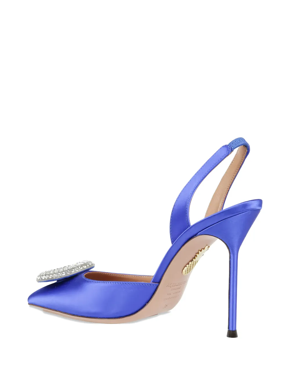 Aquazzura Stiletto sandalen verfraaid met kristal Blauw