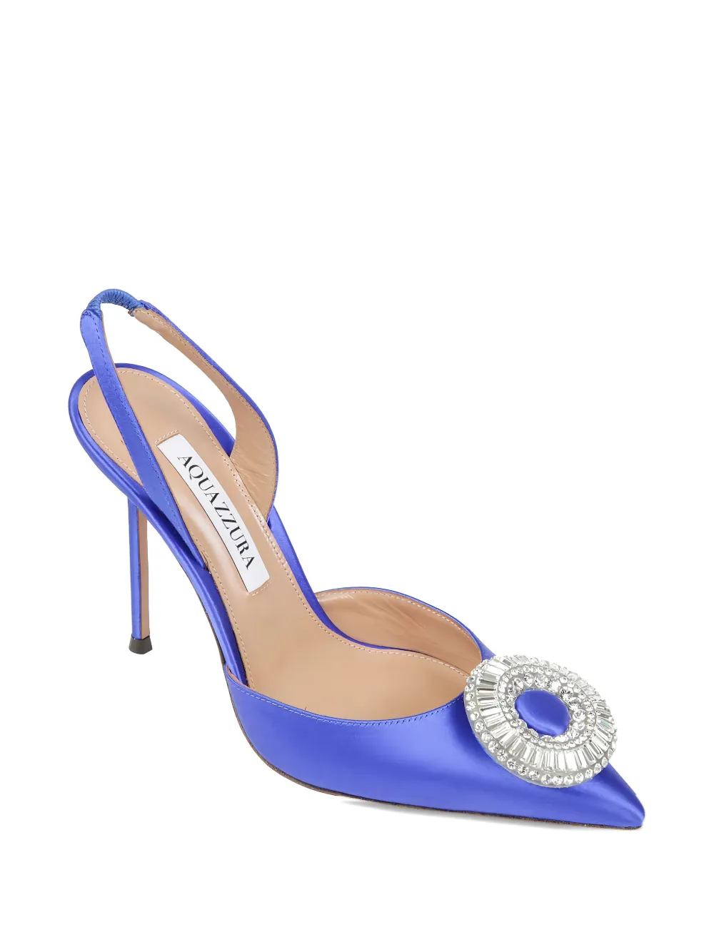 Aquazzura Stiletto sandalen verfraaid met kristal Blauw