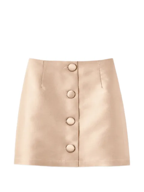 DESTREE Lucio button mini skirt