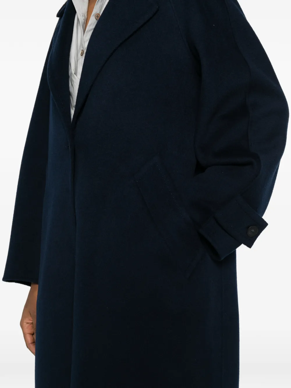 JOSEPH Franco jas met enkele rij knopen Blauw