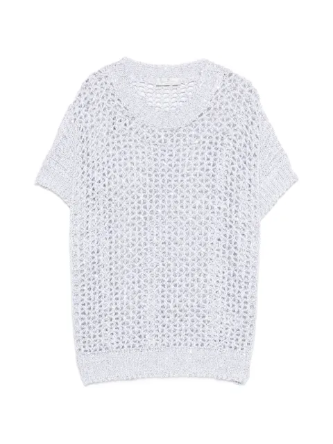 PANICALE open-knit T-shirt