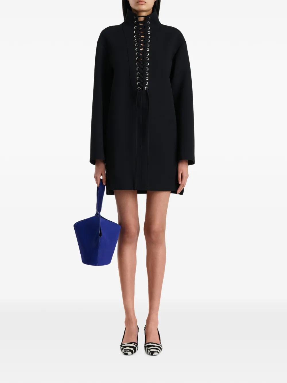 KHAITE Lee mini-jurk Zwart