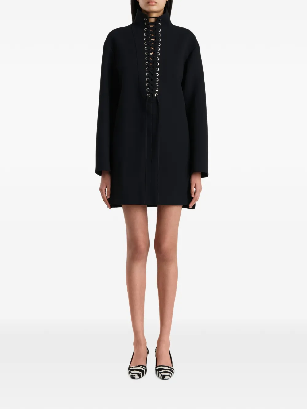 KHAITE Lee mini-jurk Zwart
