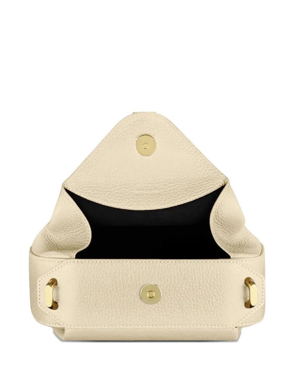 Mini Oyster Clutch Pebbled Shoulder Bag