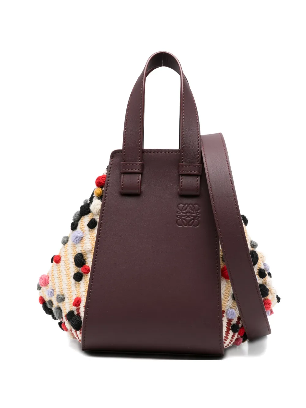 LOEWE Hammock appliqué tote bag - Marrone