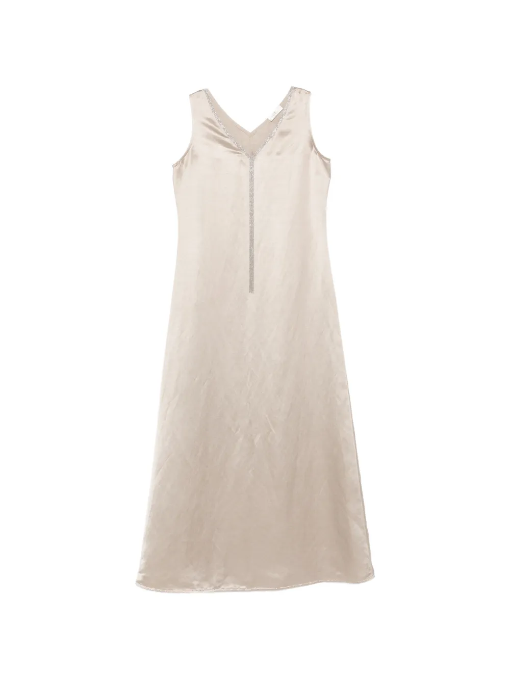 PANICALE V-neck embellished midi dress - Oro