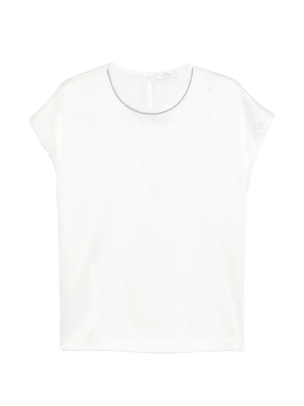PANICALE embellished top - Bianco
