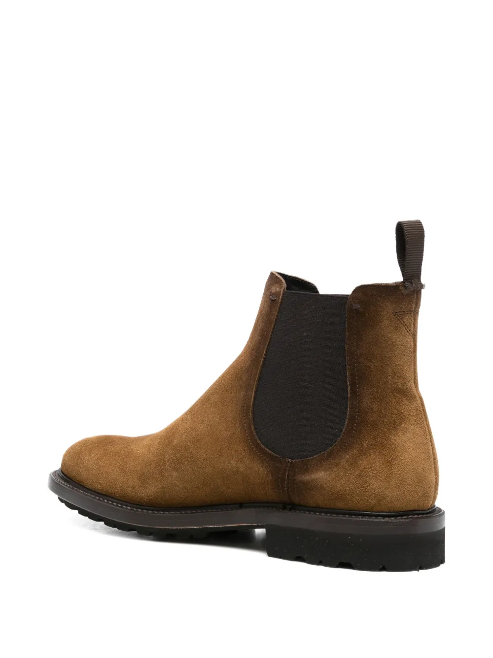 Fabi Elastische leren laarzen Bruin