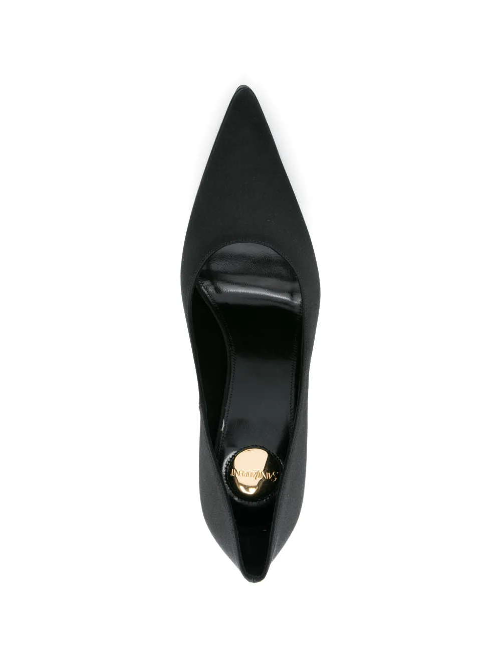 Saint Laurent Leren pumps Zwart