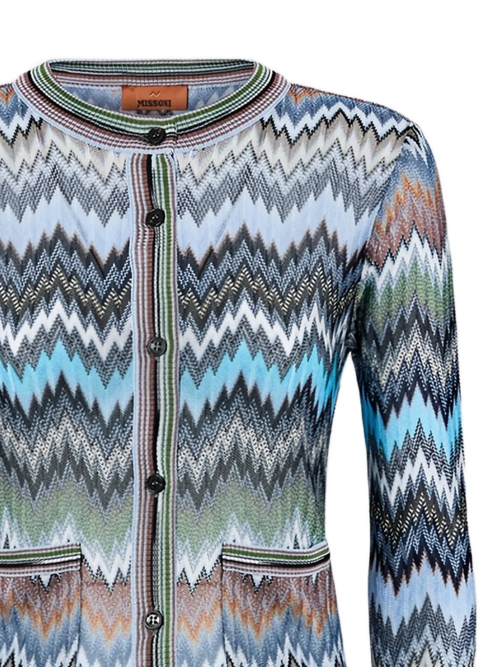  Missoni Chevron Cardigan - Blue 