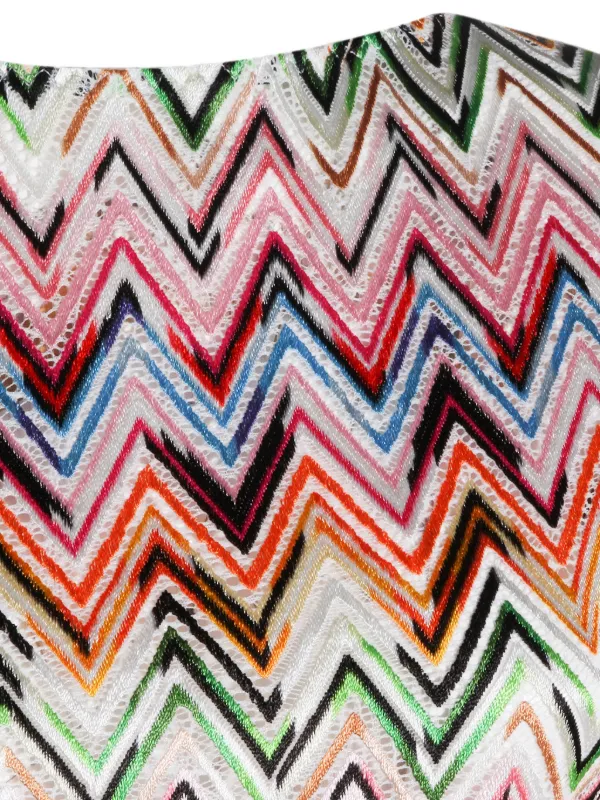 Missoni ジグザグパターン リゾートワンピース | マルチカラー
