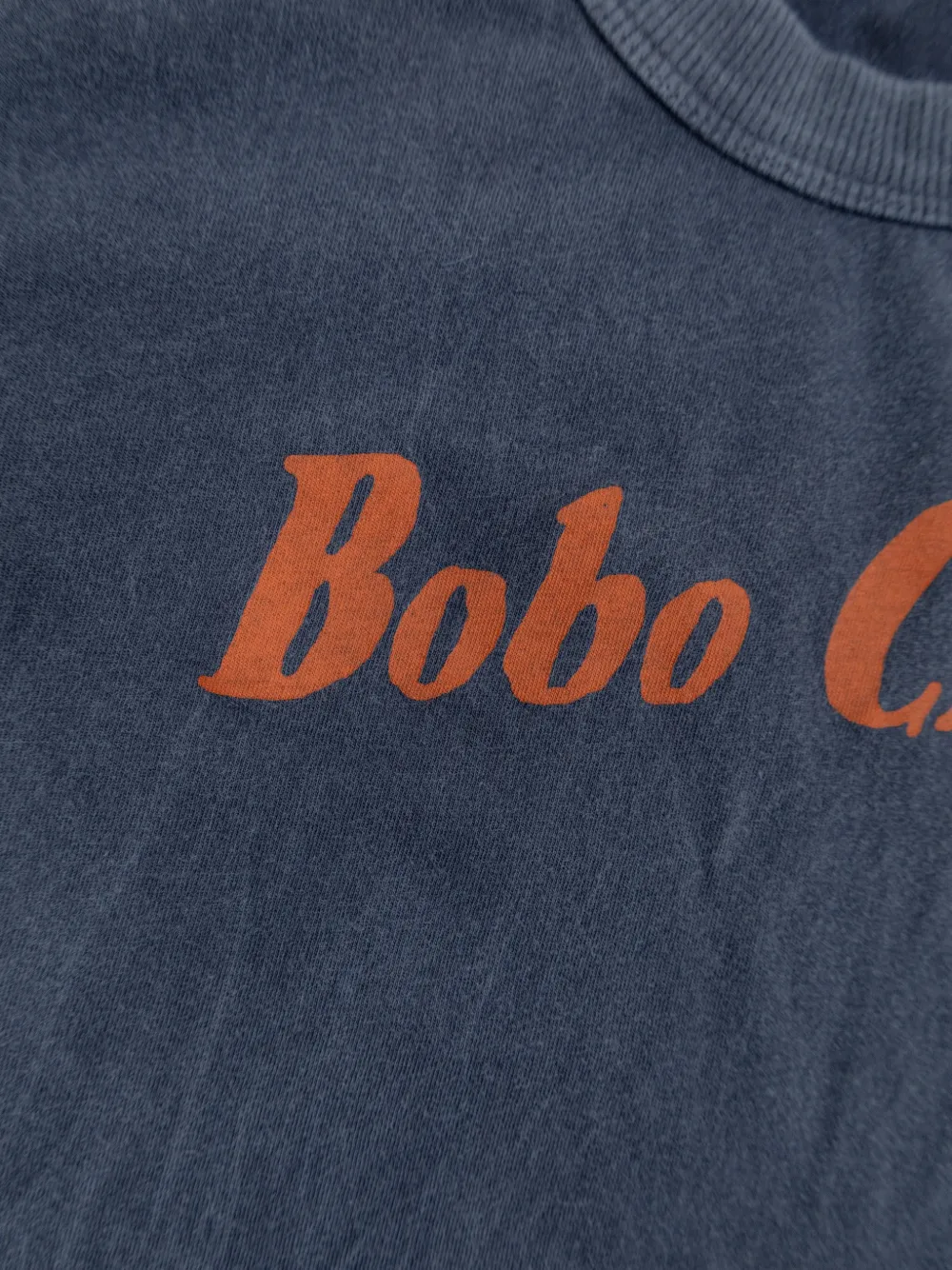 Bobo Choses T-shirt met logo Blauw