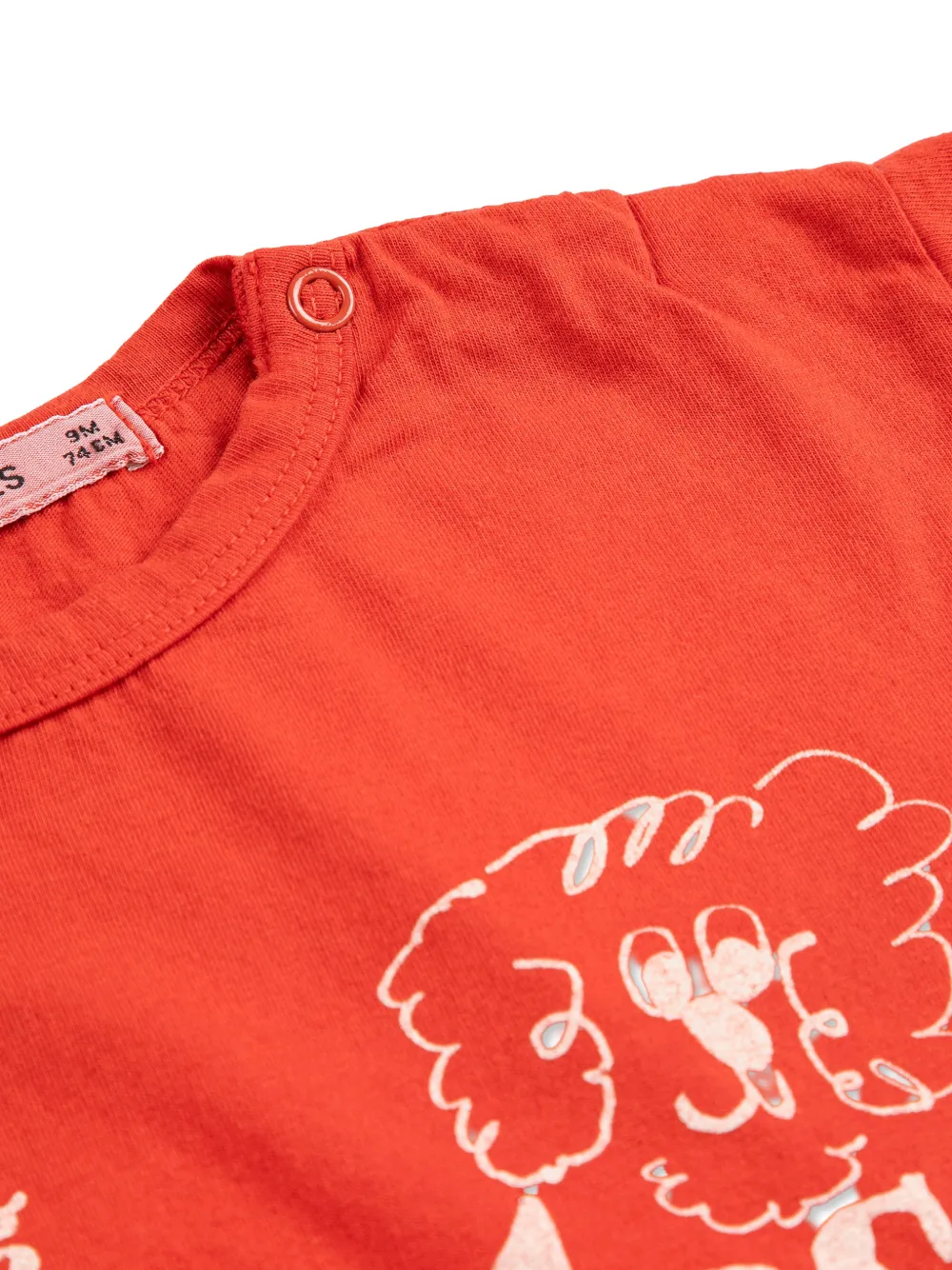 Bobo Choses Pickles The Dog T-shirt met grafische print Rood