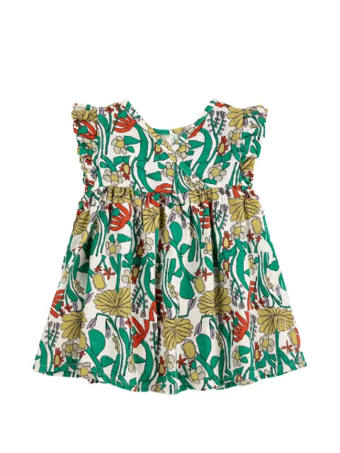 Bobo Choses floral-print ruffled dress