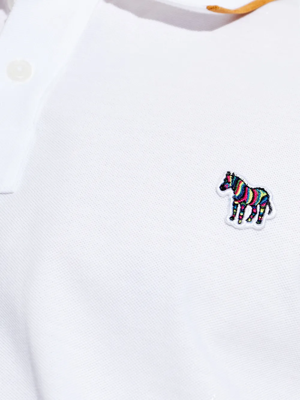 PS Paul Smith Poloshirt met logopatch Wit