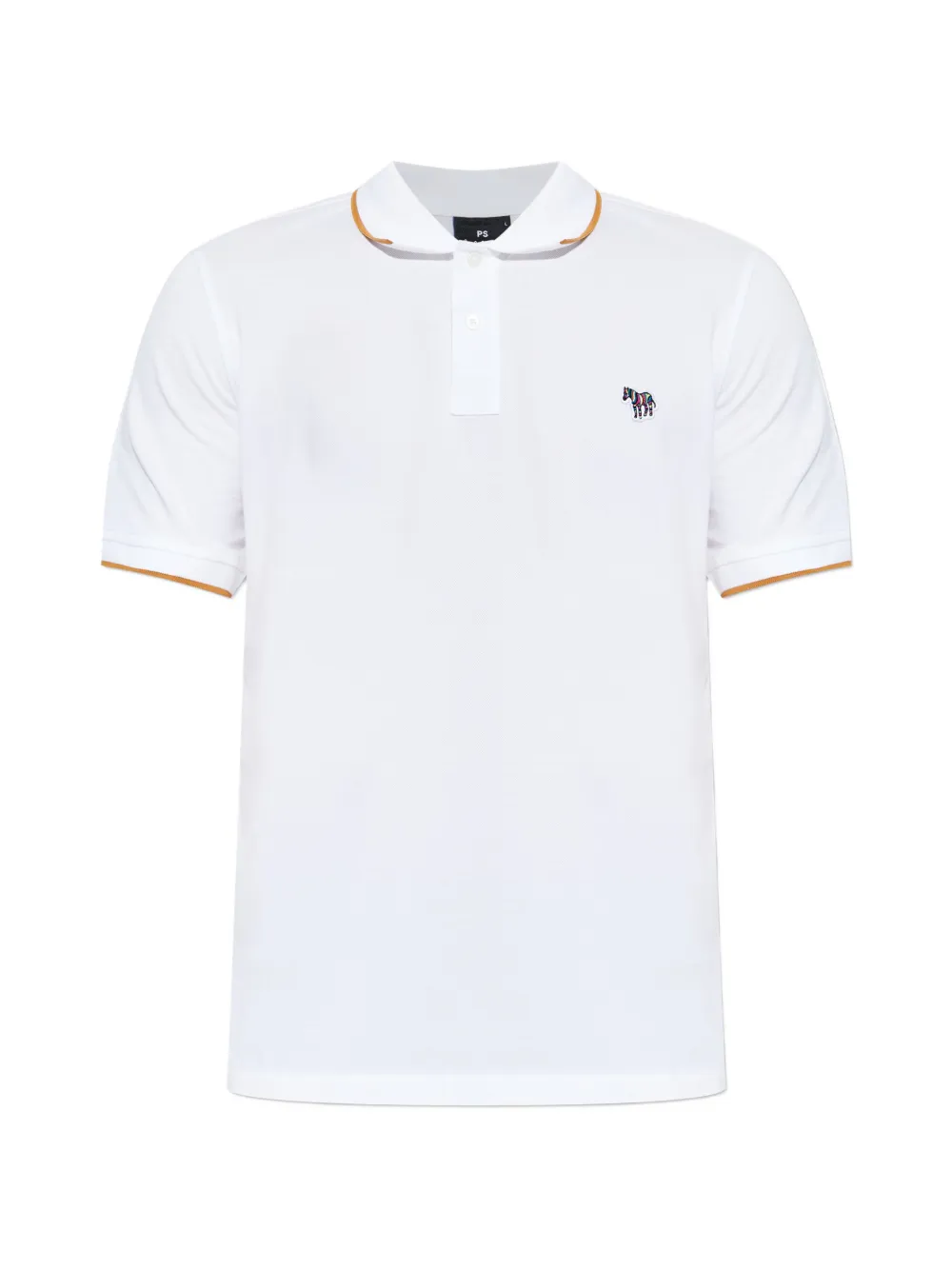PS Paul Smith logo-patch polo shirt - Weiß