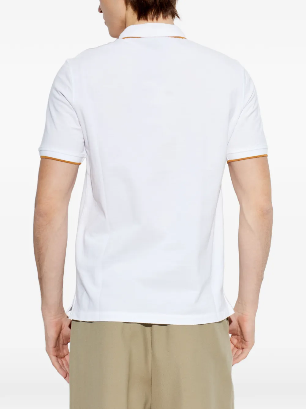 PS Paul Smith Poloshirt met logopatch Wit