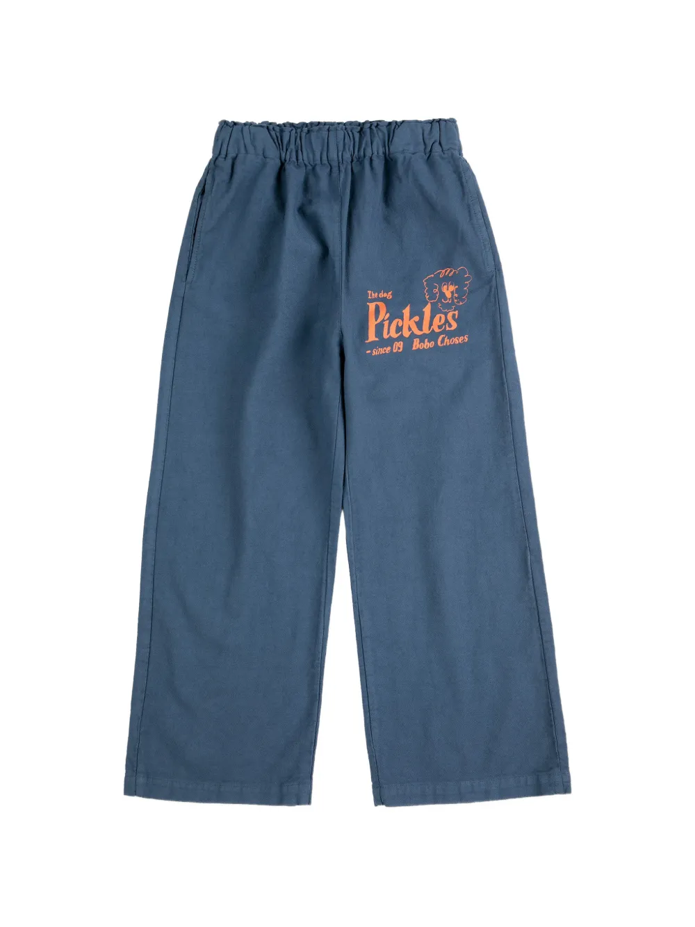 Bobo Choses Pickles The Dog elasticated graphic trousers - Blu