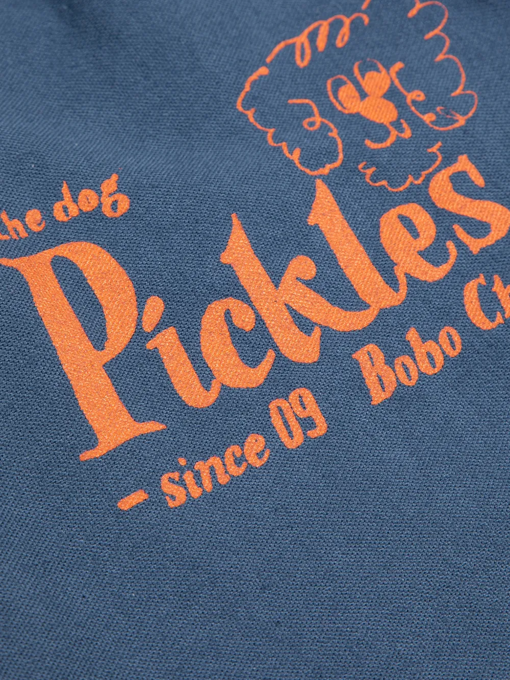 Bobo Choses Pickles The Dog elastische broek met grafische print Blauw