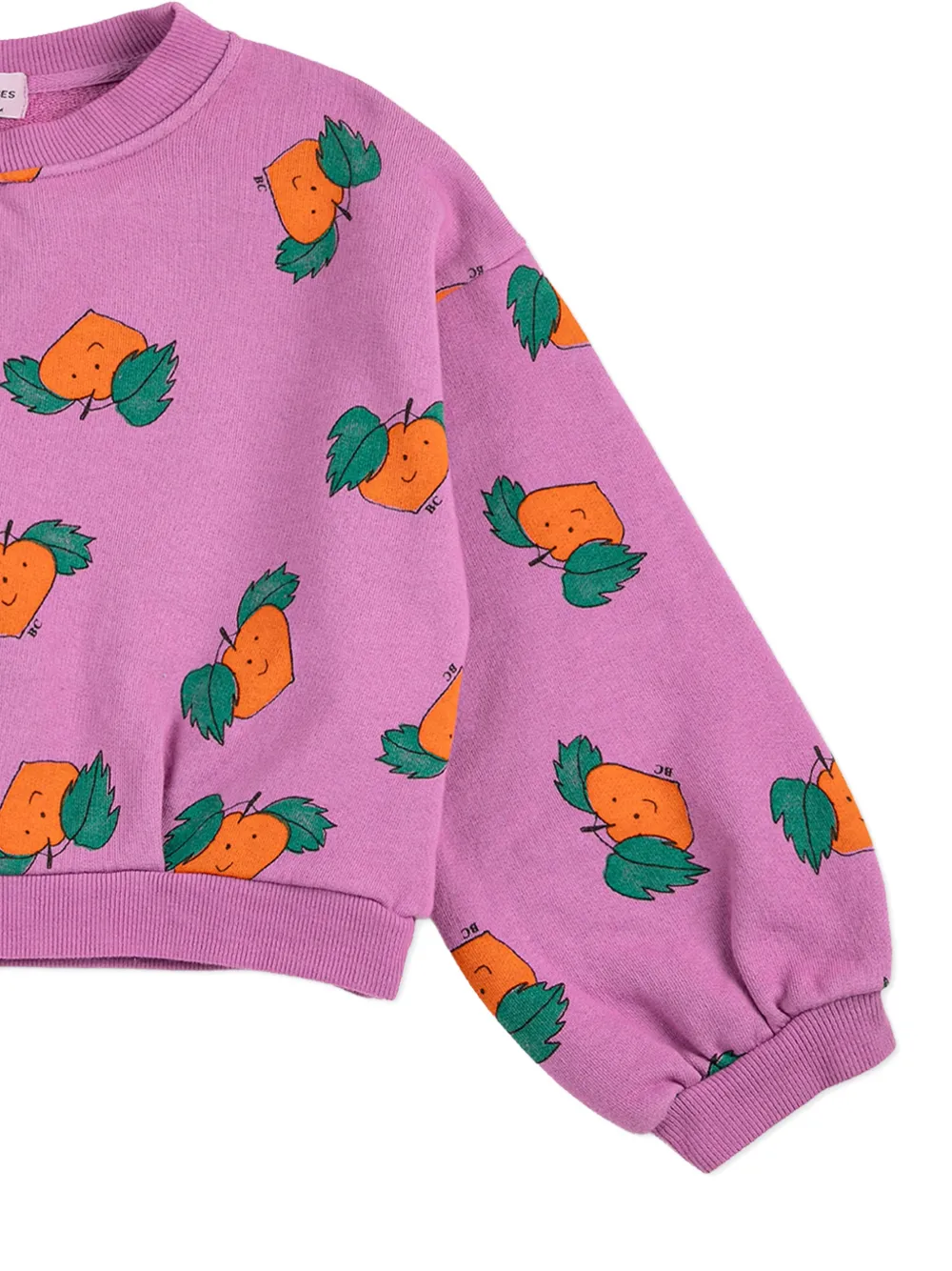 Bobo Choses Tangerine sweater met print Paars