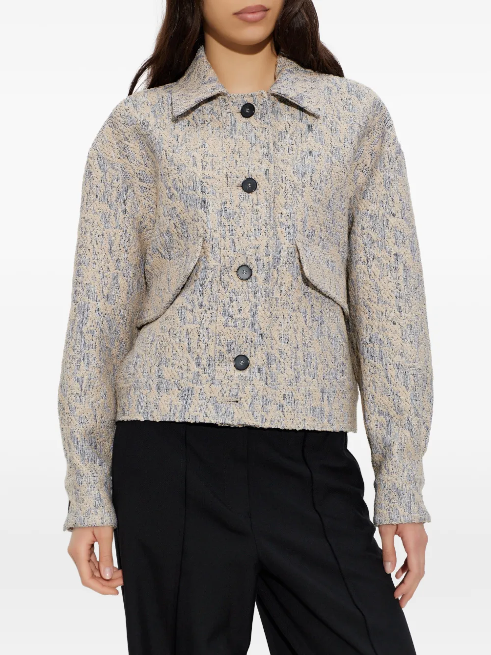  Iro Flap-pocket Jacket - Neutrals 