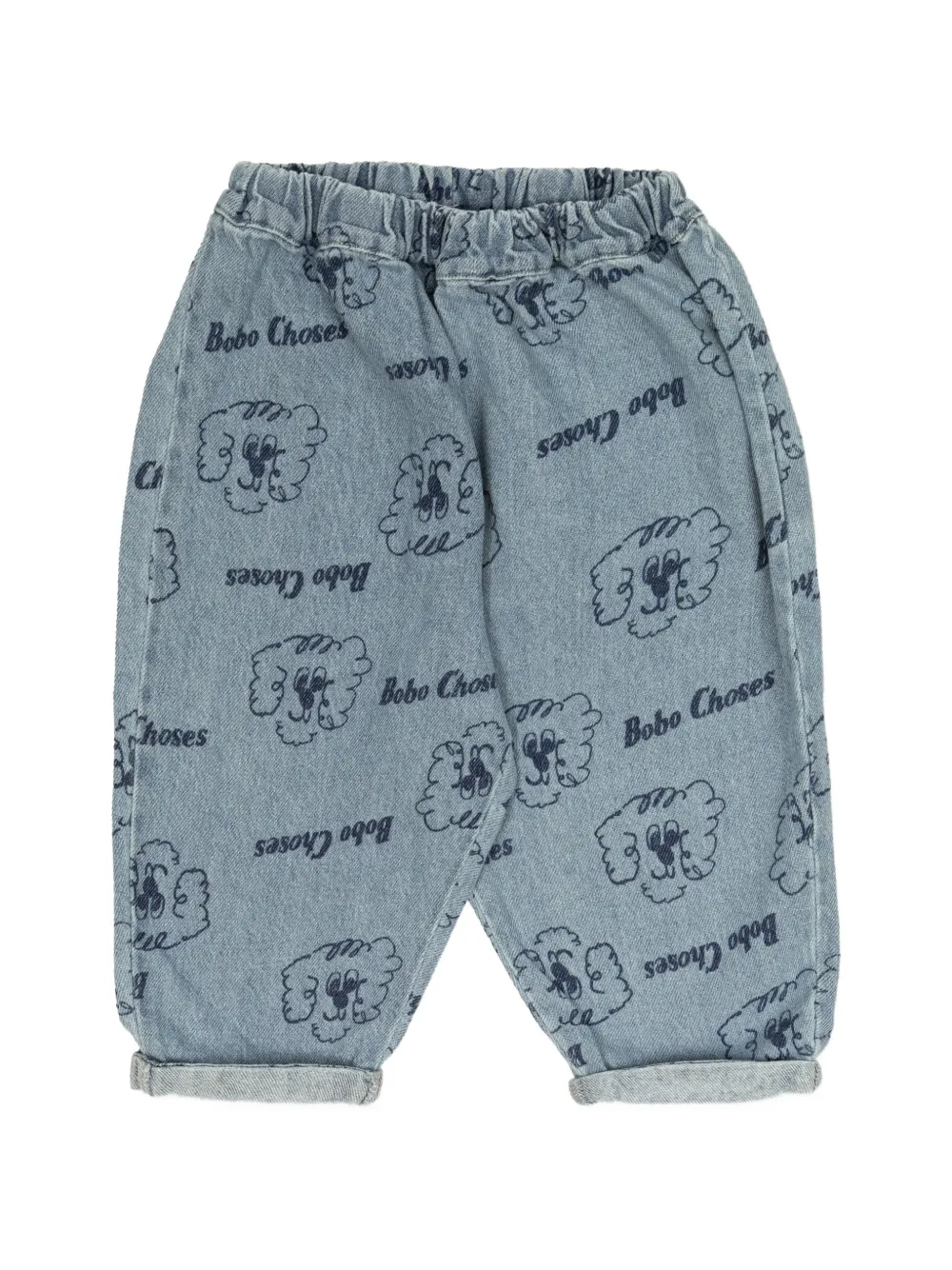 Bobo Choses Pickles The dog graphic-print jeans - Blu