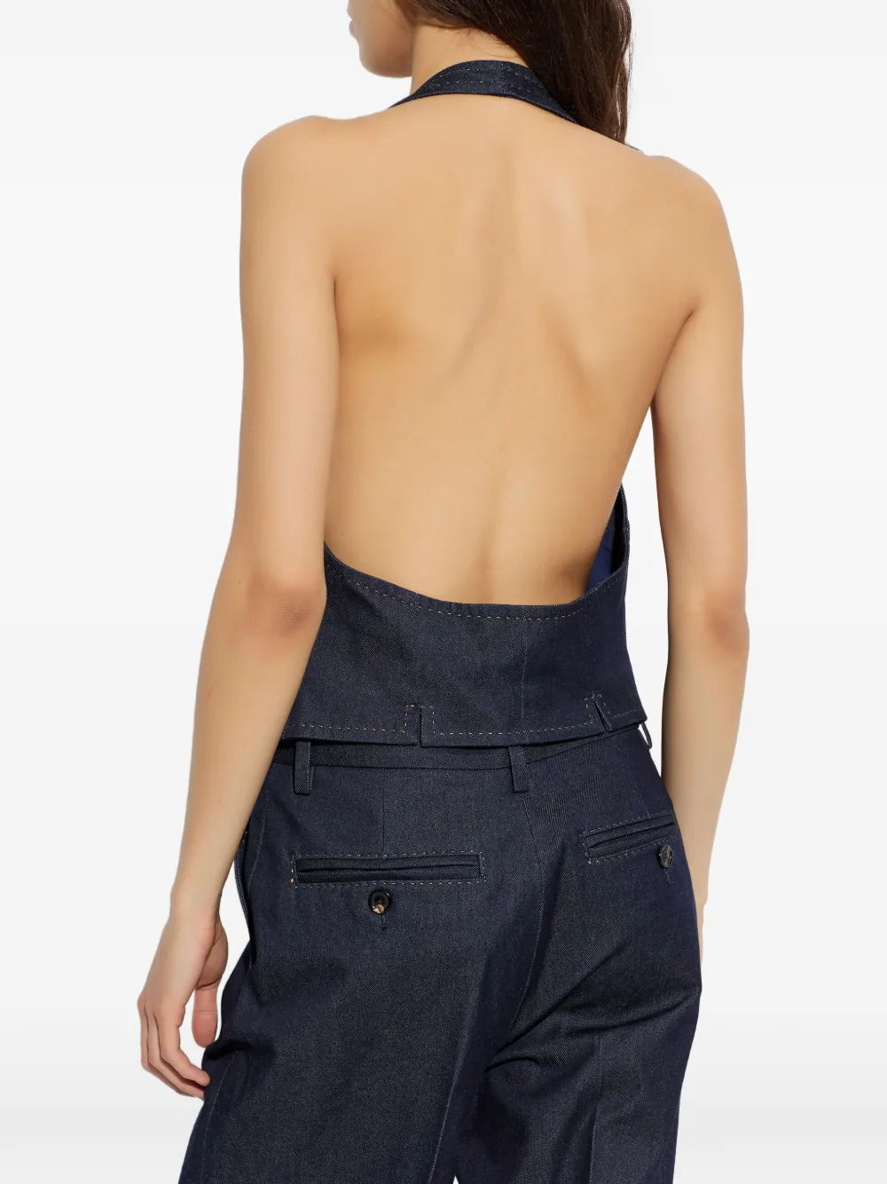 DSQUARED2 Katoenen jack met zak Blauw