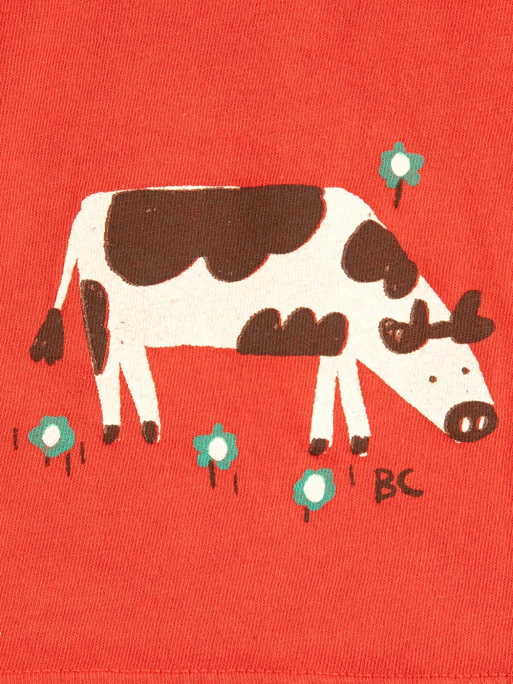 Bobo Choses Farm Adventure T-shirt met print Rood