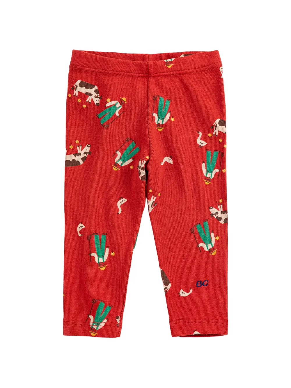 Bobo Choses Farm Adventure leggings - Rosso