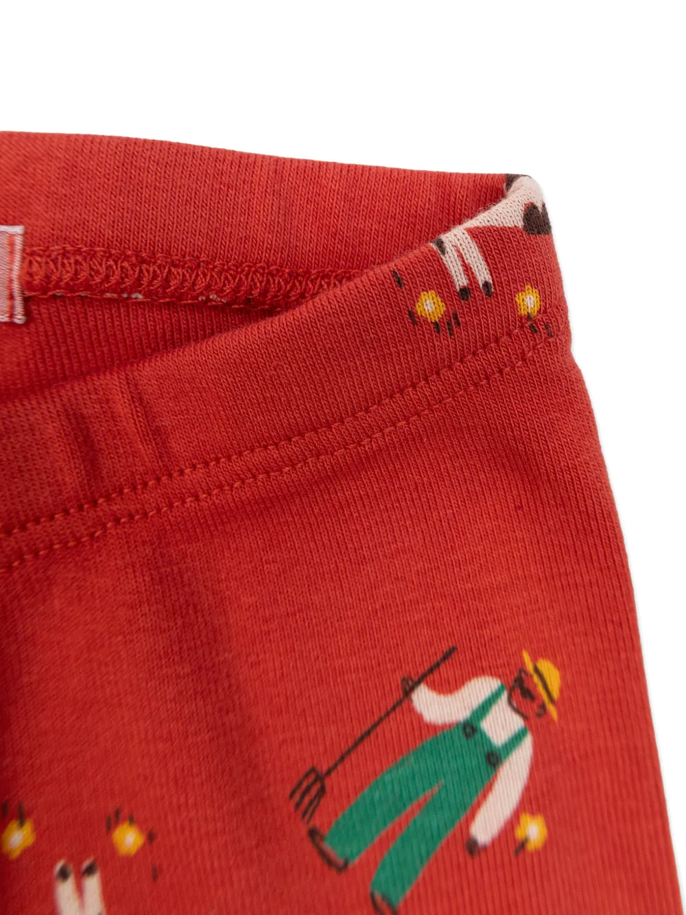  Bobo Choses Farm Adventure Leggings - Red 