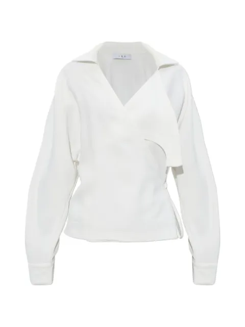 IRO wrap-tie blouse
