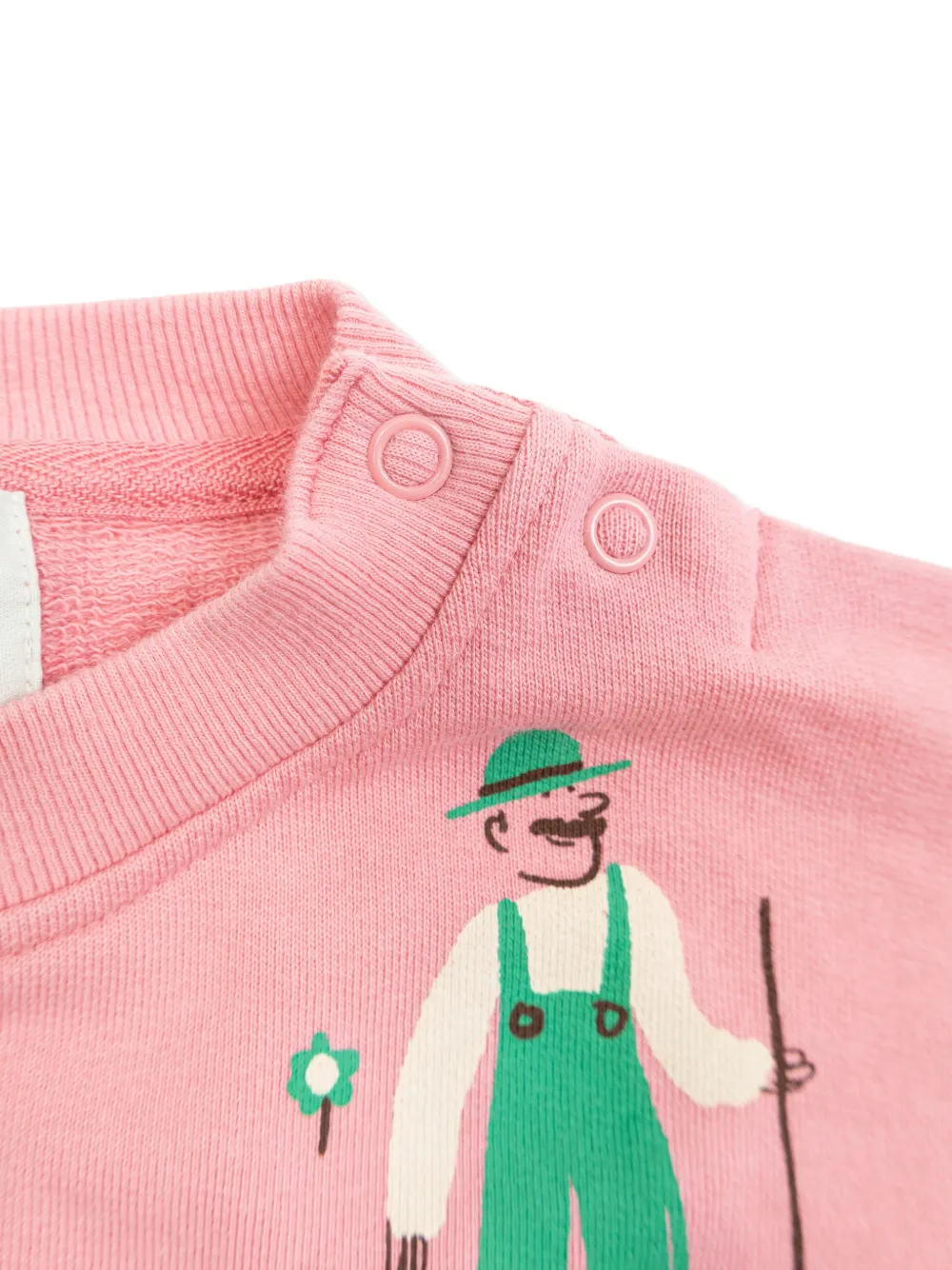 Bobo Choses Farm Adventure sweater Roze