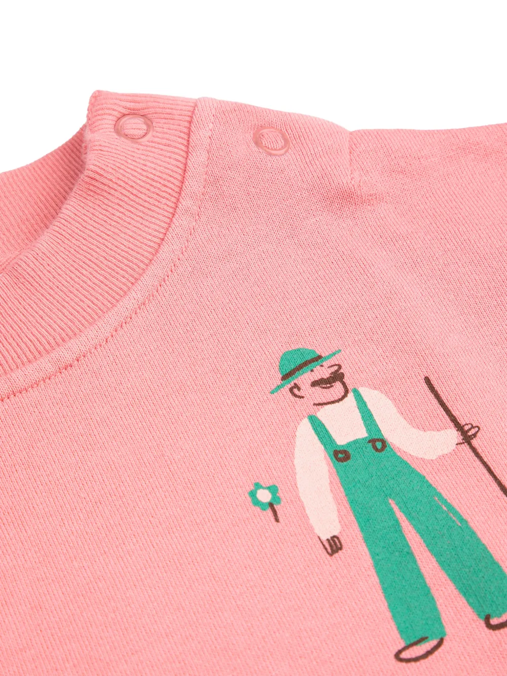  Bobo Choses Farm Adventure Sweatshirt - Pink 
