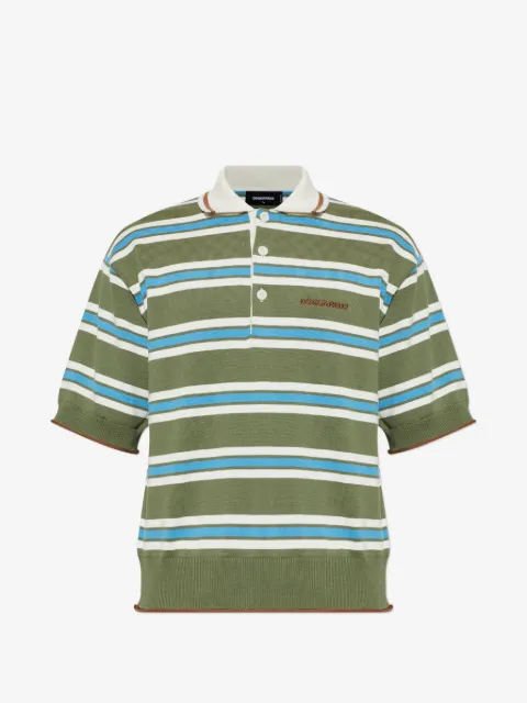 DSQUARED2 striped polo shirt