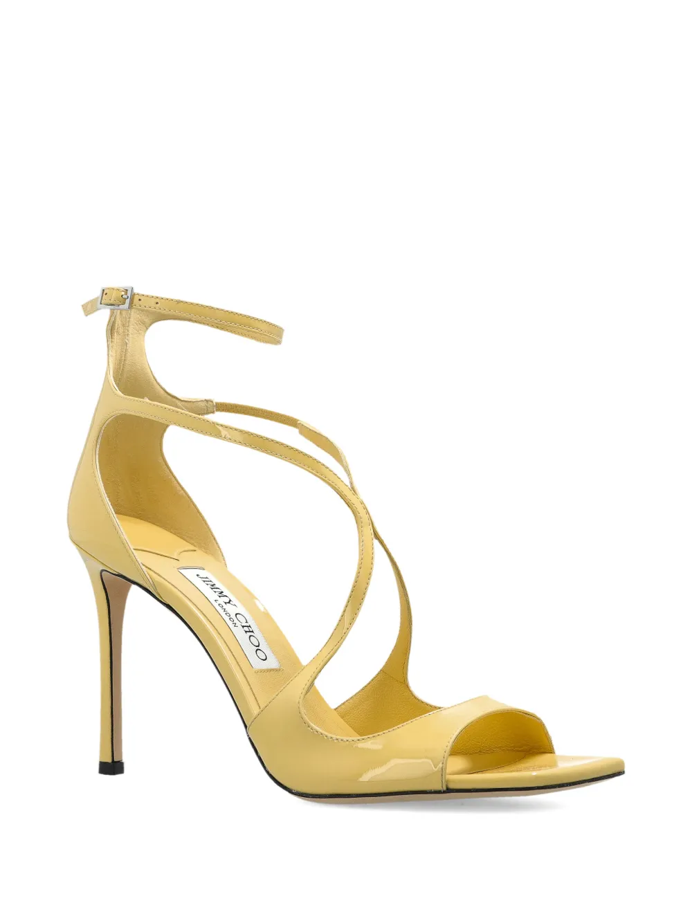 Jimmy Choo Azia sandalen met kruisbandjes Geel