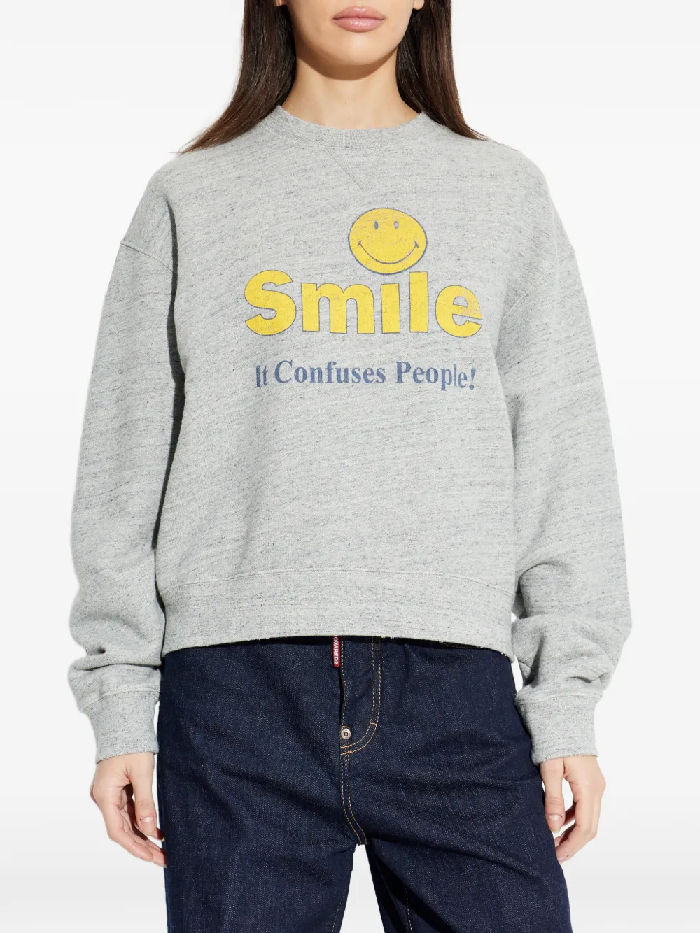  Dsquared2 Printed Sweatshirt - Grey 