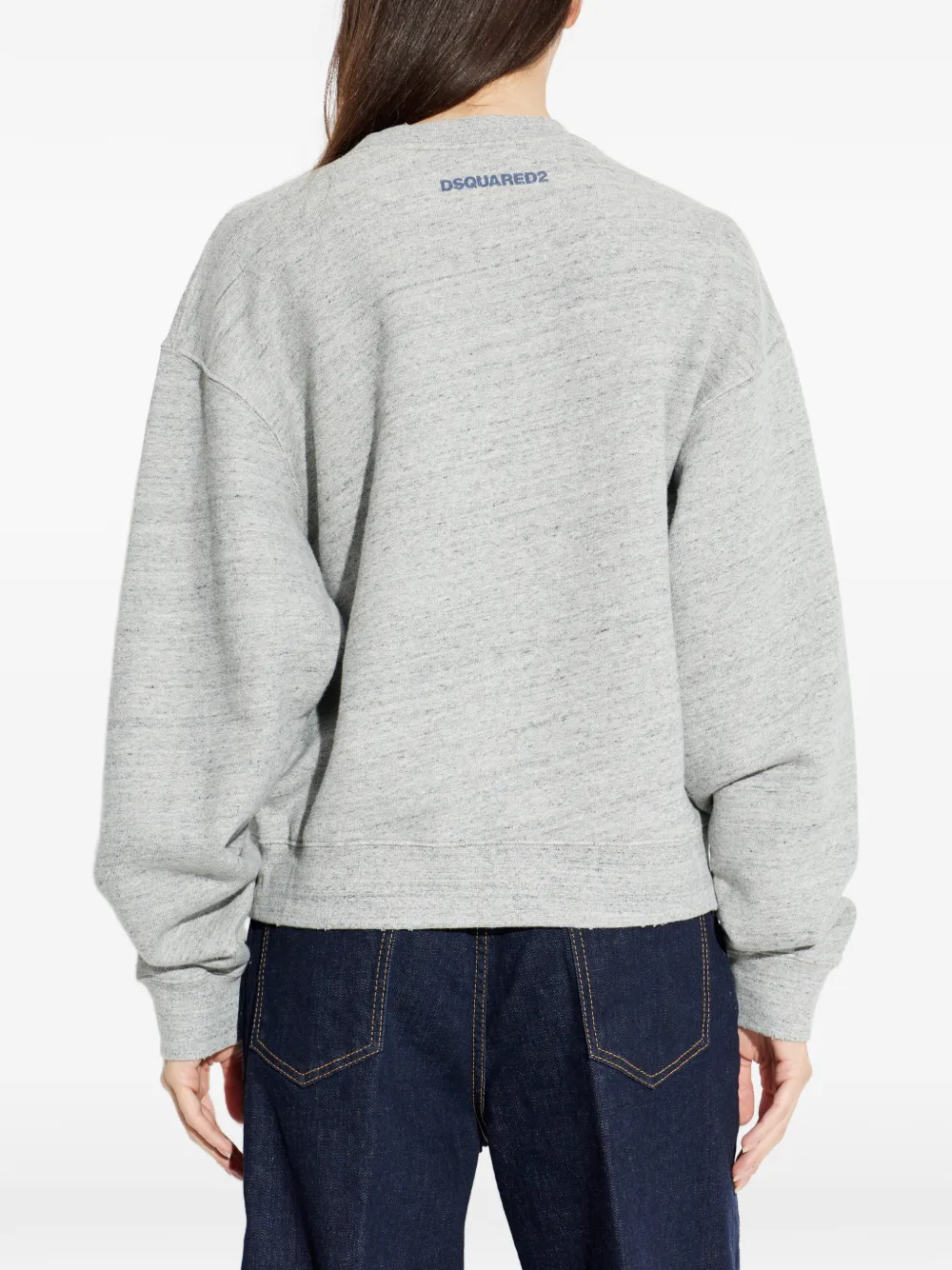 DSQUARED2 Sweater met print Grijs