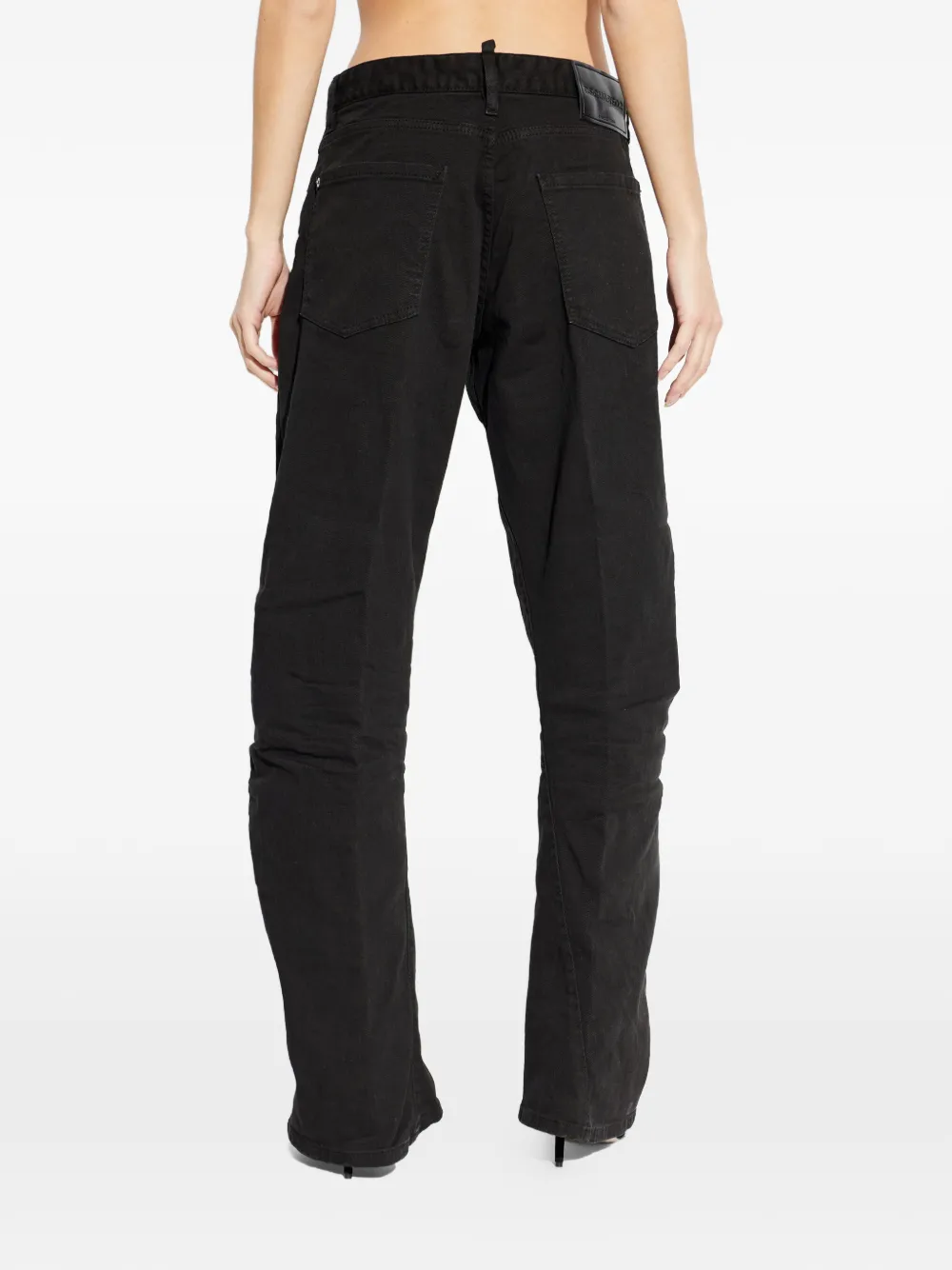 DSQUARED2 Ruimvallende jeans Zwart